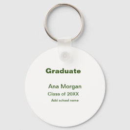 Student, lägg till namn, skolklass namn på 20XX en Nyckelring