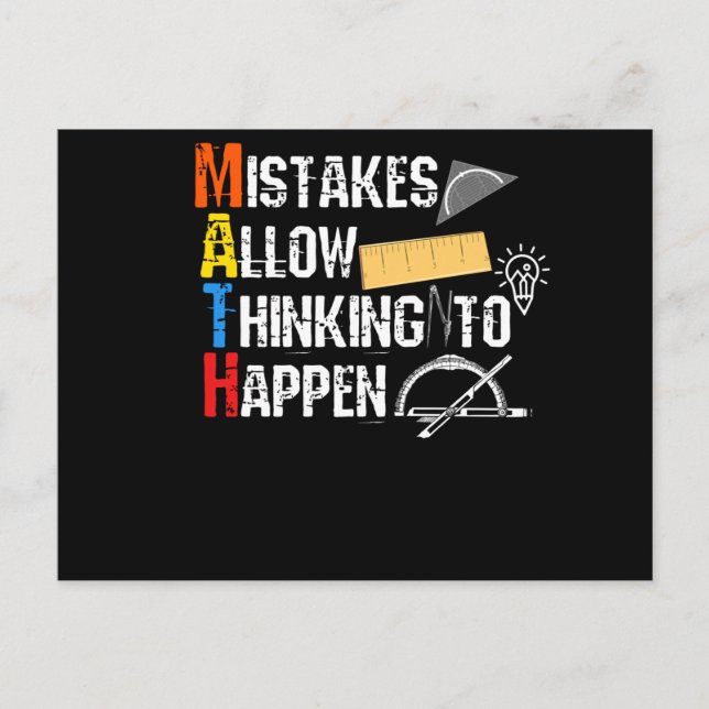 student, lärare, ekvation, undervisning, skola, sk vykort (Framsida)