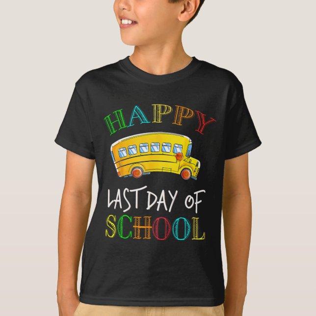 Student-lärarsumman i Buss förra dagen T Shirt (Framsida)