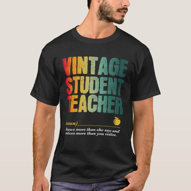 Student Läraruppskattningsvecka Back to school T Shirt (Framsida)