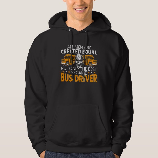 Student Leverans Speciell för Buss Driver School S Hoodie (Framsida)