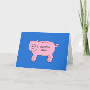Student Loan Piggybank Kort