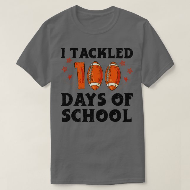 Student Lusnycitat jag tog 100 skoldagar. T Shirt (Design framsida)