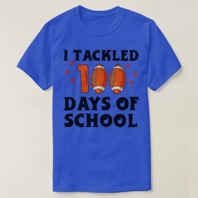 Student Lusnycitat jag tog 100 skoldagar. T Shirt (Design framsida)