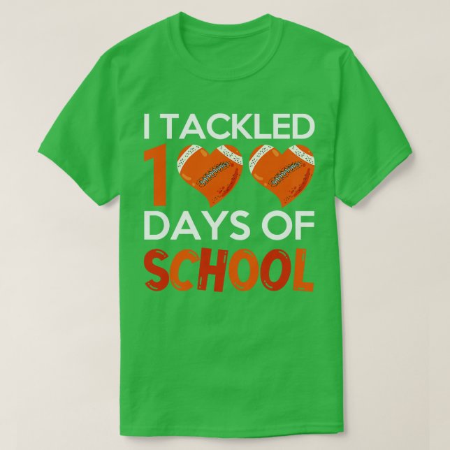 Student Lusnyj Fläkt I tog 100 skoldagar T Shirt (Design framsida)