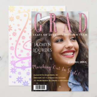 Student Magazine Cover Photo Studenten Announce Meddelande
