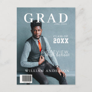 Student Magazine Photo Studenten Meddelande Vykort
