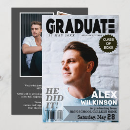 STUDENT Magazinhölje Stil Chic 5 Fotokollage Meddelande