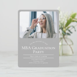 Student MBA Photo Studenten Inbjudningar