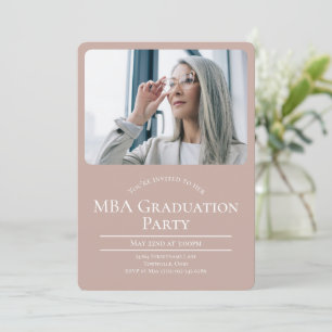 Student MBA Photo Studenten Inbjudningar