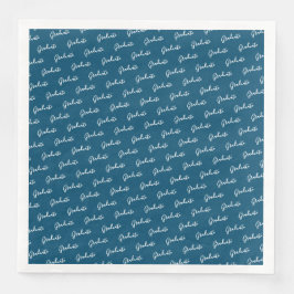 Student Middag Napkin Teal - HAMbyWG Pappersservett