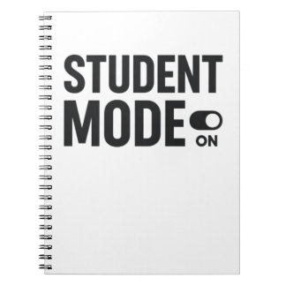 Student Mode On – Study Motivation Anteckningsbok