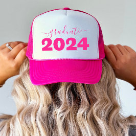 Student Modern Rosa 2024 Studenten Keps