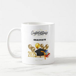 Student Mugg 2025 - Guld-accenter från Kay Klöver™