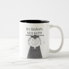 Student, NICE HAT! Två-Tonad Mugg