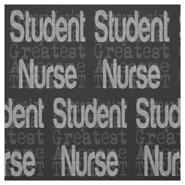 Student Nurse Extraordinaire Fabric Tyg (Provkarta)