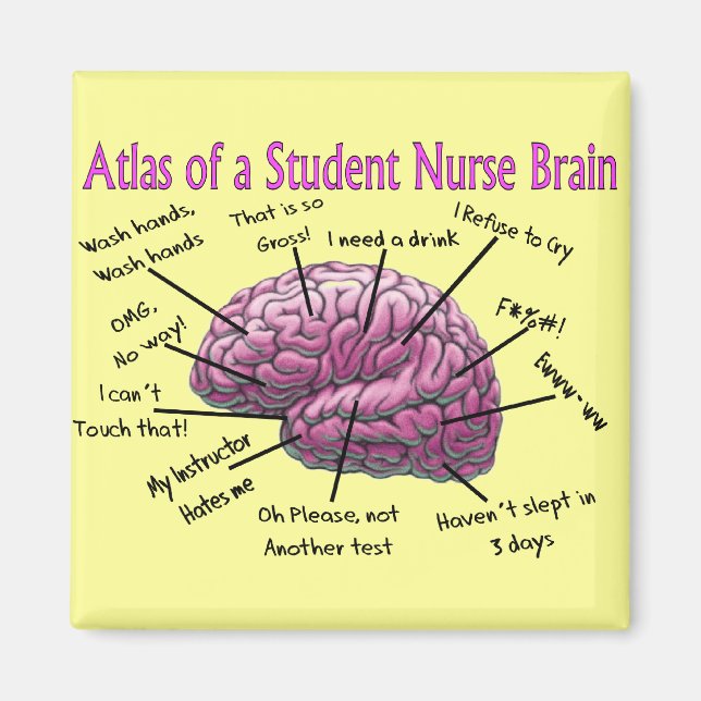 Student Nurse Gifts Magnet (Framsidan)