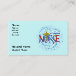 Student Nurse Motto Tidsbeställning Kort