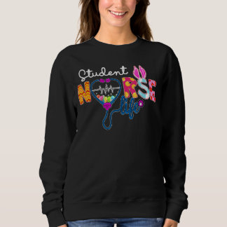Student Nurse Play Egg Bunny Kärlek Stethoscope Rn T Shirt