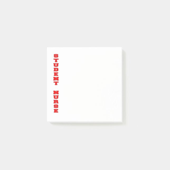 Student Nurse Post-it Block (Framsida)