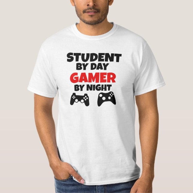 Student- och Gamerskjorta - rolig manar Tröja (Framsida)