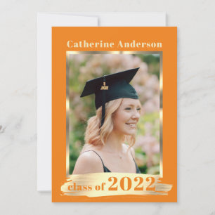 Student Orange klass för år PHOTO Meddelande