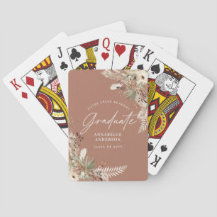 Student pampas eucalyptus elegant teracotta casinokort