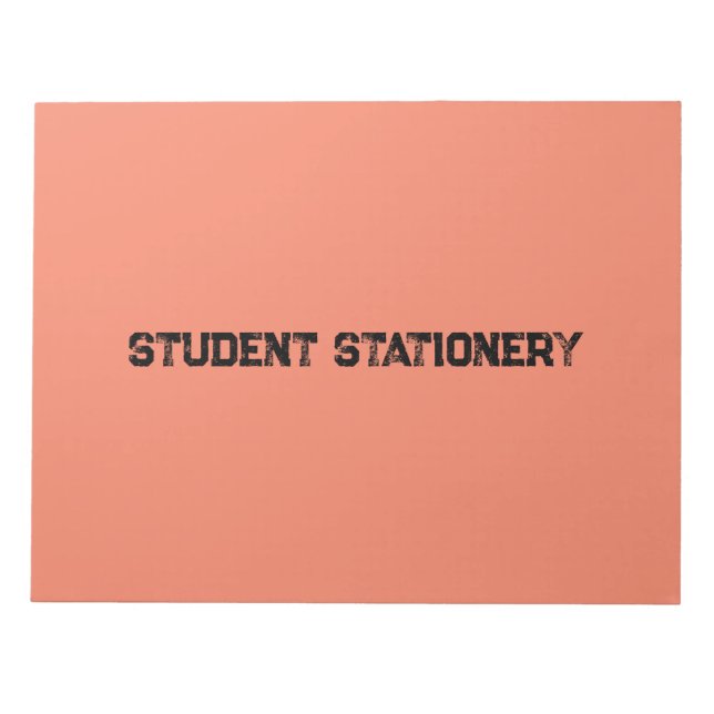 Student Papper skapa din egen text Anteckningsbok Anteckningsblock (Framsida)