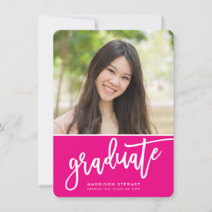 STUDENT PARTY chic fotoenkel kalligrafi rosa Tack Kort