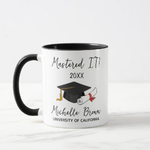 Student Personlig Masters Graree Gift MBA Gift Mugg