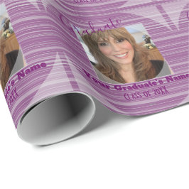 Student Photo Gift Wrap Raspberry - HAMbyWG Presentpapper