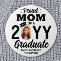 Student Photo Proud Mamma Modern Black and White