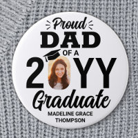 Student Photo Proud Pappa Modern Black and White