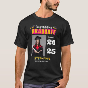 Student Photo Studenten Grattis Anpassningsbar T Shirt