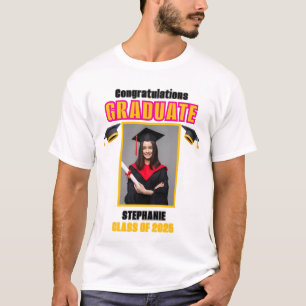 Student Photo Studenten Grattis Anpassningsbar T Shirt