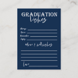 Student Photo White och Blue 2025 Studenten Rådkort