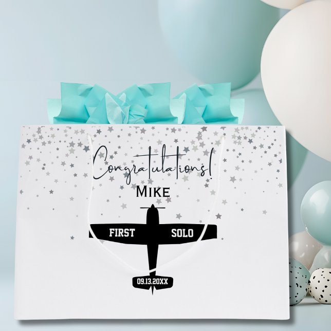 Student Pilot First Solo Airplane Anpassningsbar  (Skapare uppladdad)