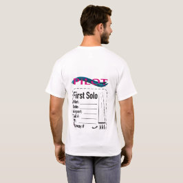 Student Pilot Solo Shirt T Shirt