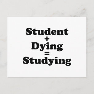 Student Plus-test för att döda ekvivalenter Vykort