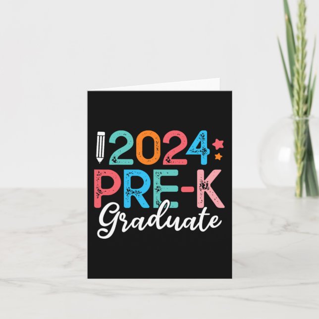 Student Preschool Studenten 2024 Sch-dagen Kort (Framsida)