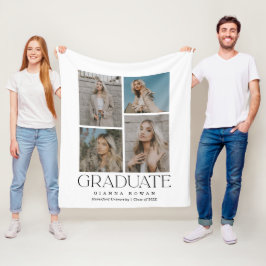 Student Prestige Photo Collage Blanket Fleecefilt
