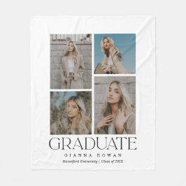 Student Prestige Photo Collage Blanket Fleecefilt