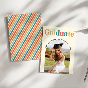 Student Retro Colorful Arch Photo Studenten Meddelande