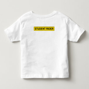 "Student Rider" Varningsskylt Funny Equestrian T Shirt