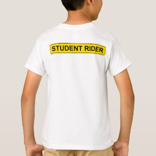 "Student Rider" Varningsskylt Funny Equestrian T Shirt