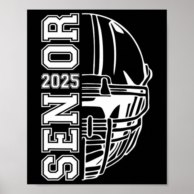 Student Senior Cl of 2025 Studenten American Foo Poster (Framsidan)