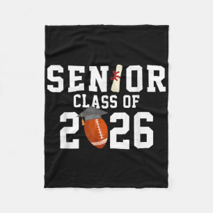 Student Senior Cl of 2026 Studenten American Foo Fleecefilt
