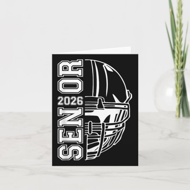 Student Senior Cl of 2026 Studenten American Foo Kort (Framsida)