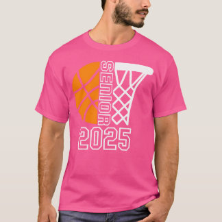 Student Senior Class of 2025 Basketball Player Gr T Shirt