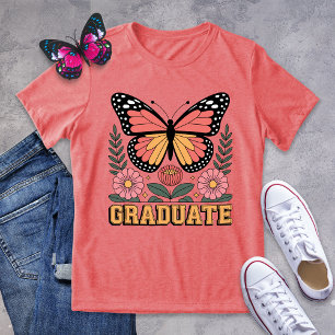 Student Shirt - djärv Monarch Butterfly Studenten T
